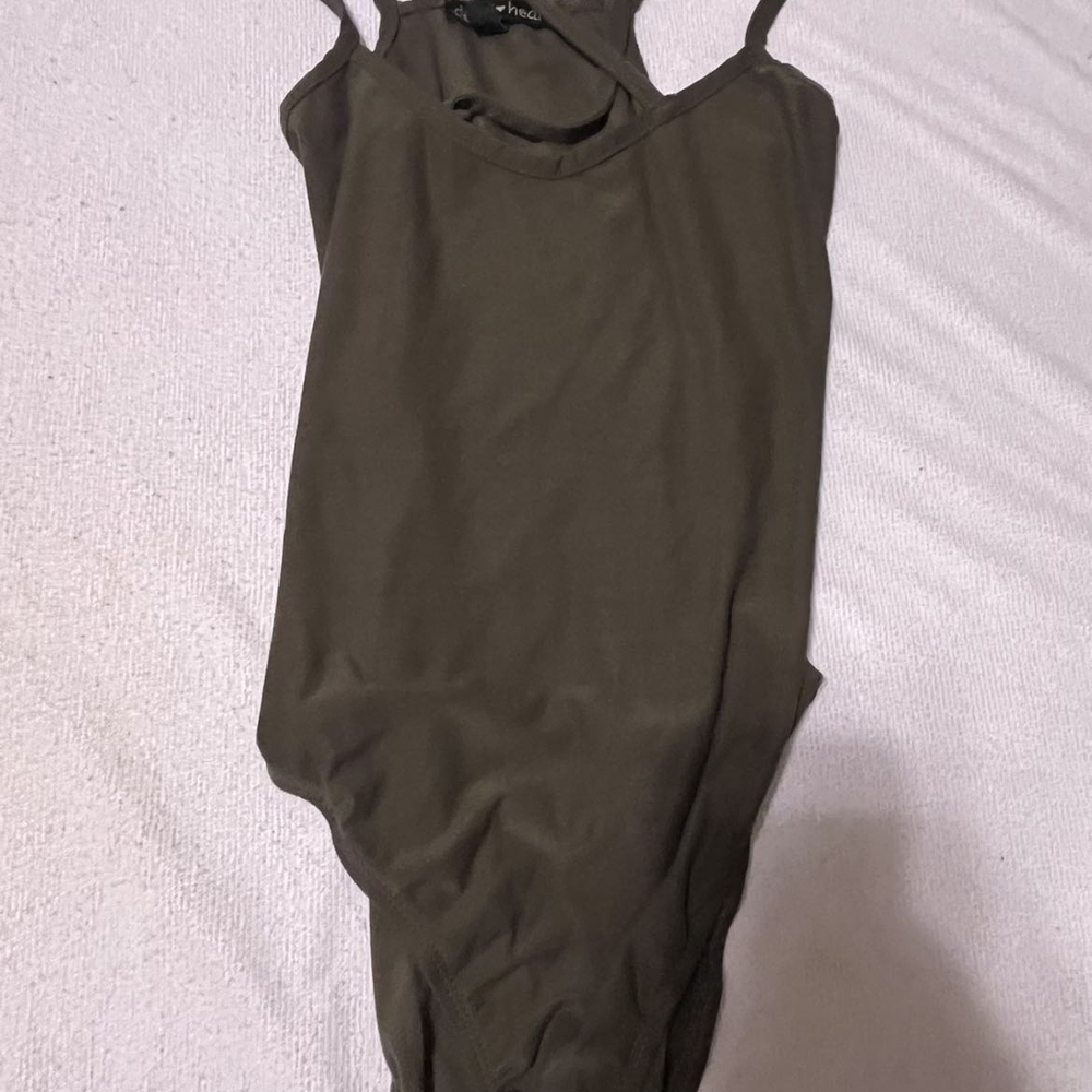Olive Green Bodysuit